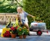 Rolly Toys 122776 Cysterna Rolly Tanker z pompą i sikawką Szara  1-oś